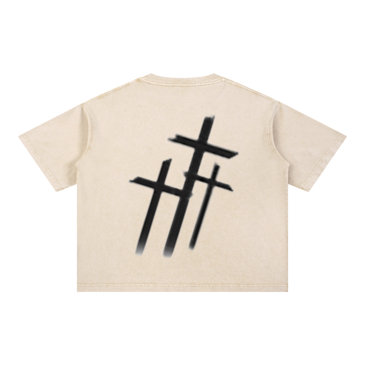 Mineral Wash Boxy Cotton T-Shirt