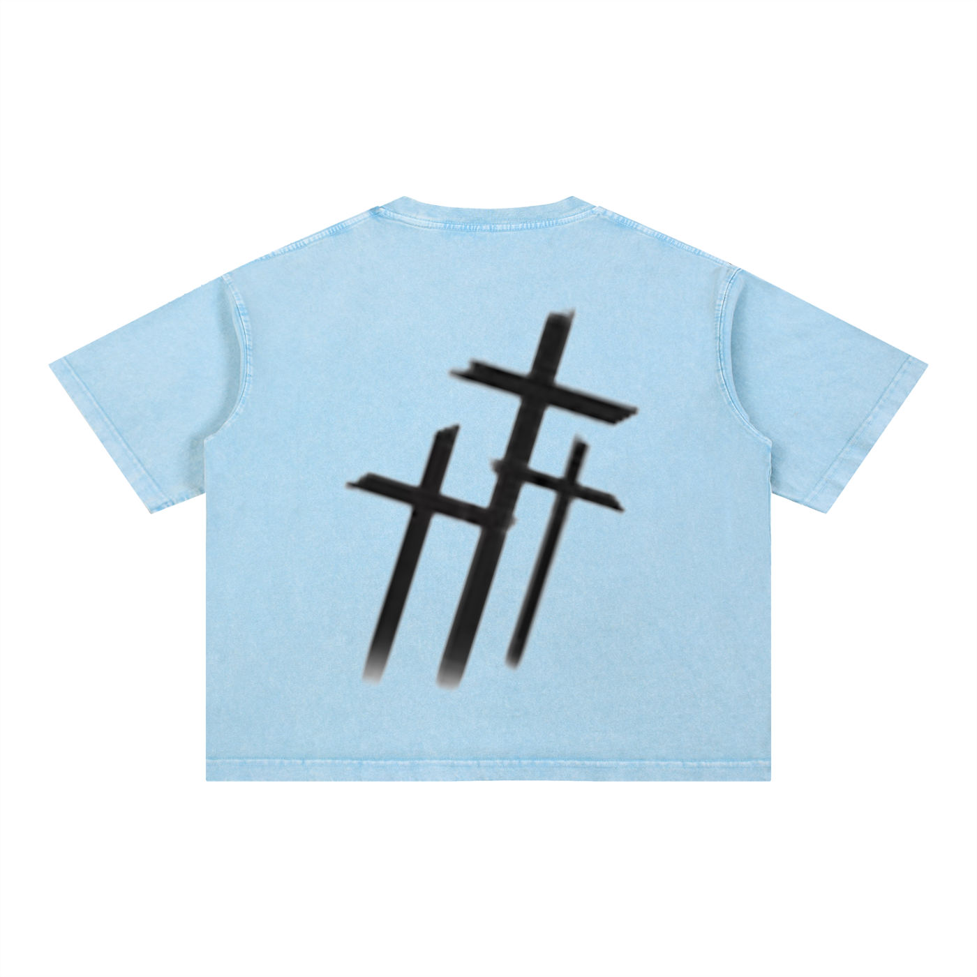 Mineral Wash Boxy Cotton T-Shirt