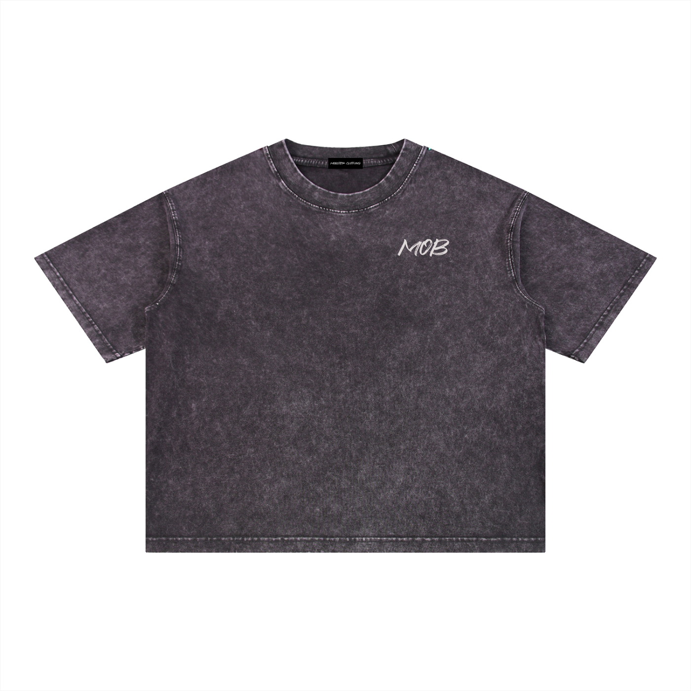Mineral Wash Boxy Cotton T-Shirt