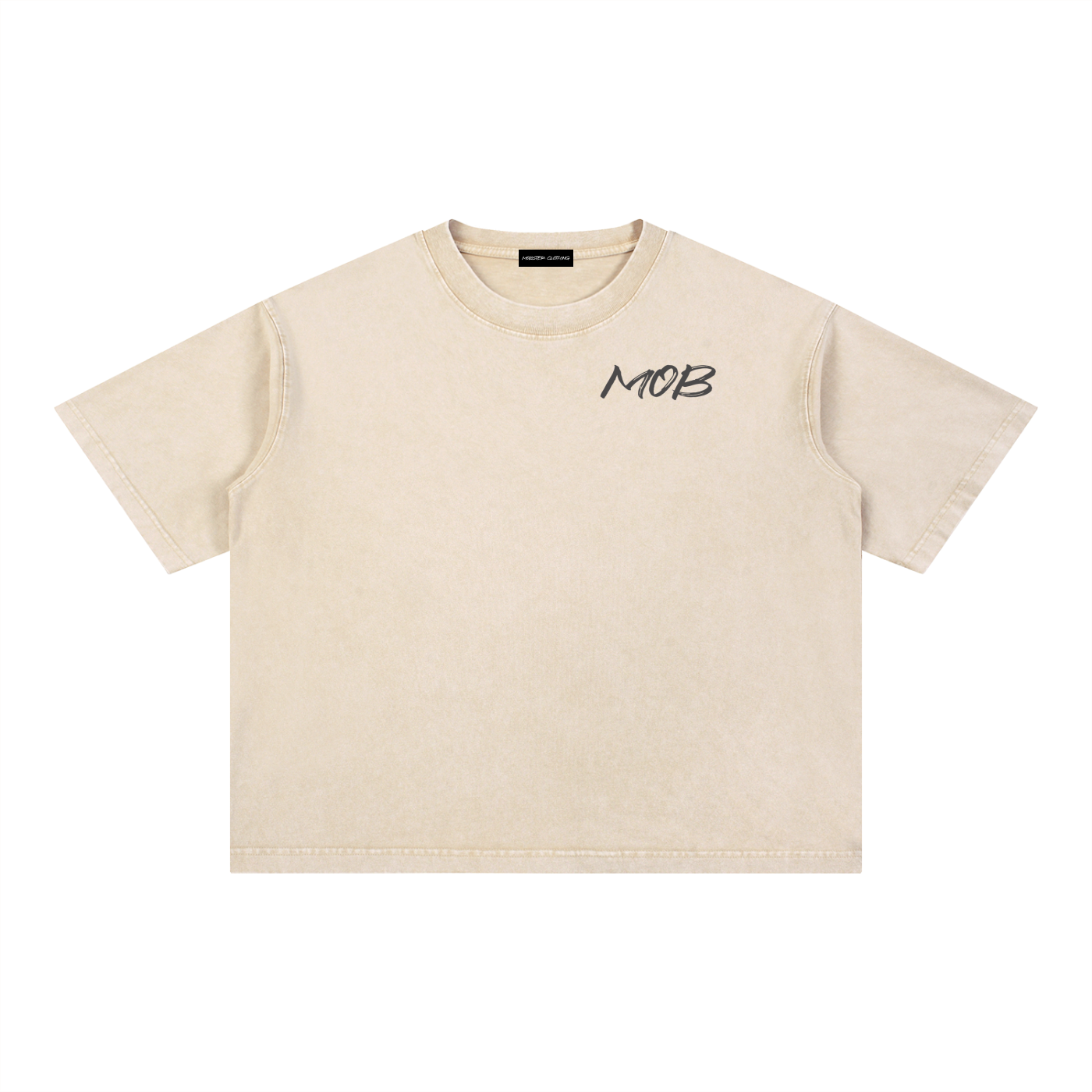 Mineral Wash Boxy Cotton T-Shirt