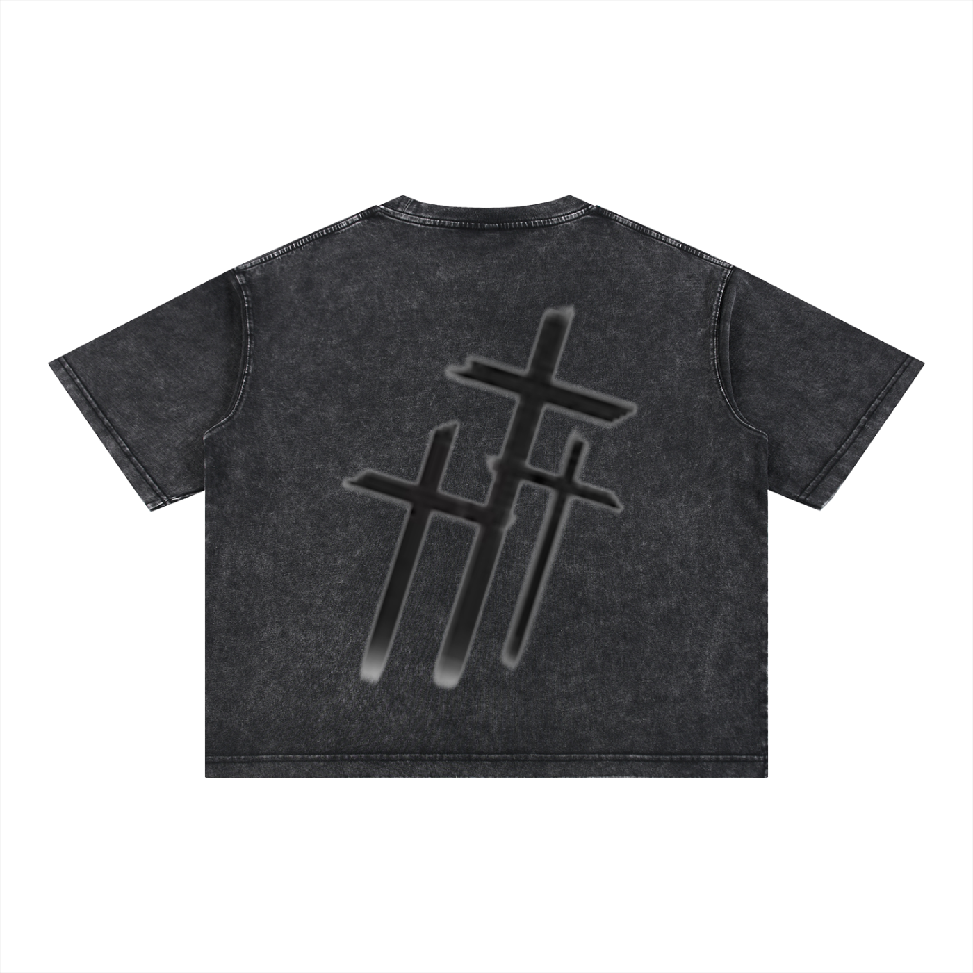 Mineral Wash Boxy Cotton T-Shirt