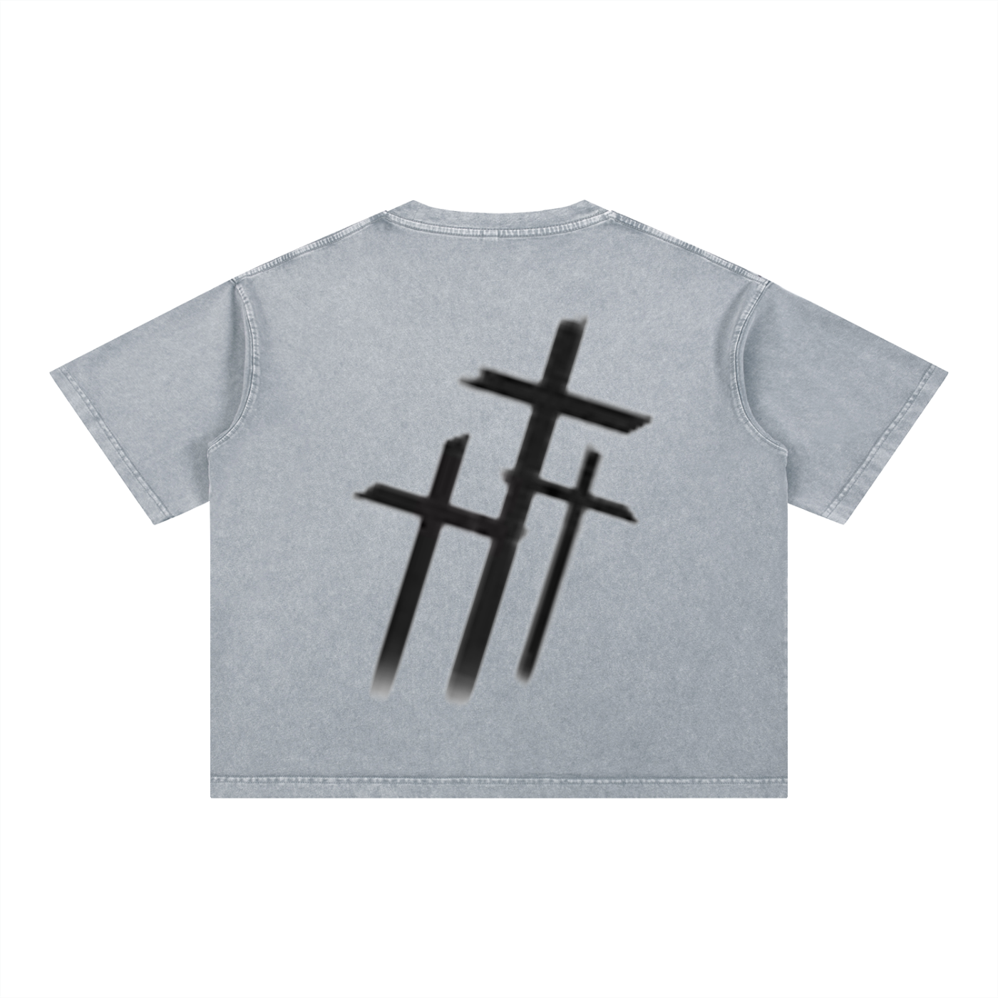 Mineral Wash Boxy Cotton T-Shirt