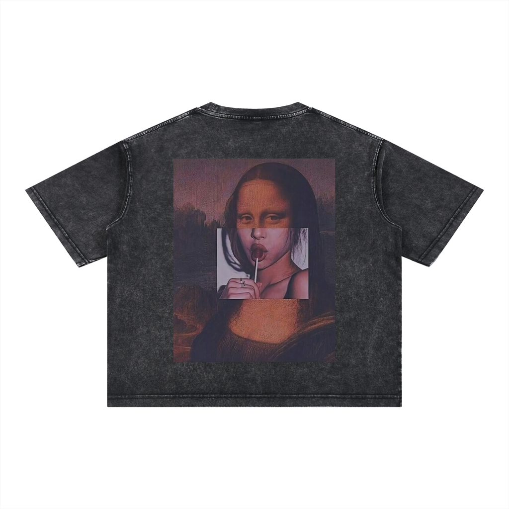 Mineral Wash Boxy Cotton T-Shirt