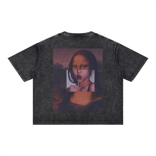 Mineral Wash Boxy Cotton T-Shirt