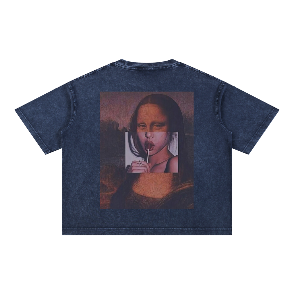 Mineral Wash Boxy Cotton T-Shirt