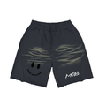 Vintage Washed Tiger Stripes Short Pants